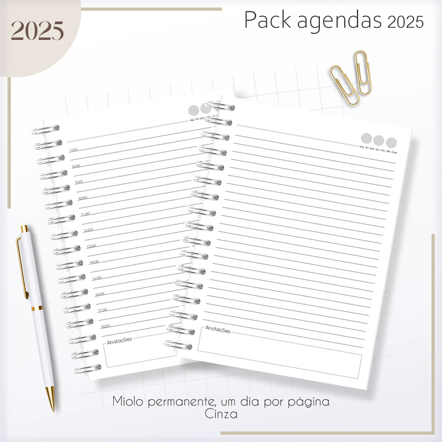 Arquivo Agendas Masculinas Combo 2025 - Lina 29