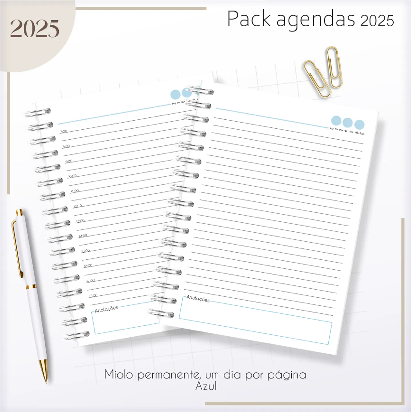 Arquivo Agendas Masculinas Combo 2025 - Lina 31