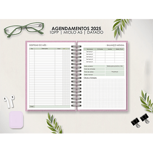 Arquivo Agendamento Nail Designer 2025 Sem Horário - MOLDES DA LÊ