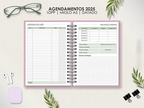 Arquivo Agendamento Nail Designer 2025 Sem Horário - MOLDES DA LÊ