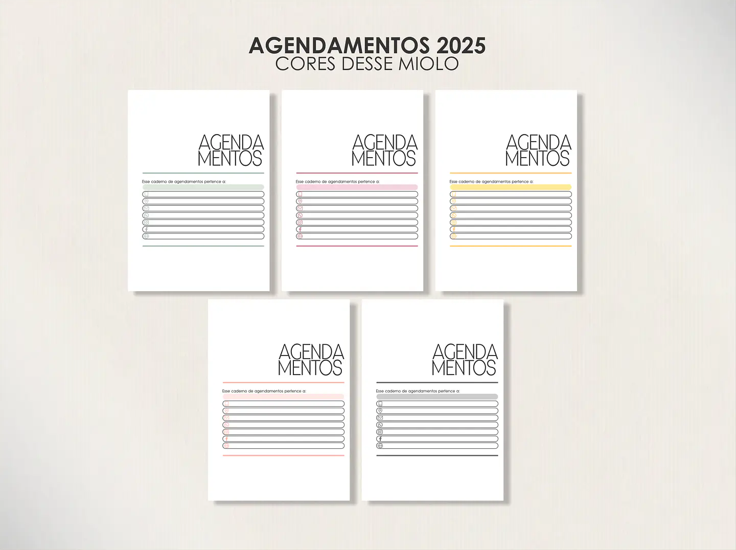 Arquivo Agendamento Nail Designer 2025 Sem Horário - MOLDES DA LÊ 3