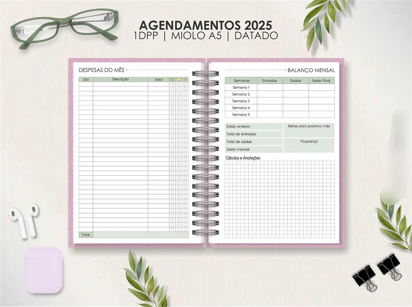 Arquivo Agendamento Nail Designer 2025 Sem Horário - MOLDES DA LÊ 5
