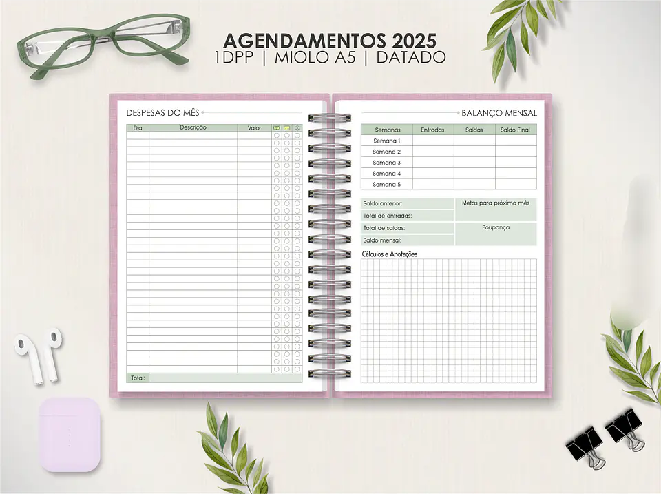 Arquivo Agendamento Nail Designer 2025 Sem Horário - MOLDES DA LÊ 5
