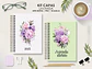 Arquivo Capas Kit Floral Lavanda - Moldes da Lê - Thumbnail 1
