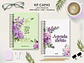 Arquivo Capas Kit Floral Lavanda - Moldes da Lê - Thumbnail 2