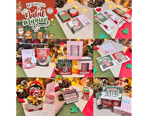 Arquivo Natal Mágico Combo Completo - LETTERINHAS