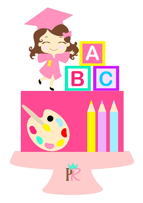 Arquivo de Corte Topo Formatura Menina ABC