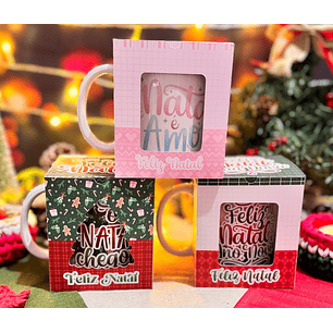 Arquivo Natal Caixinha Envelope - Letterinhas