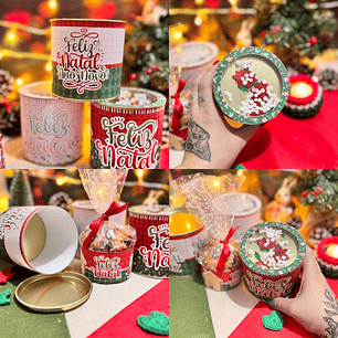 Arquivo Natal Rótulo Tubolata Mini e 400g - Letterinhas