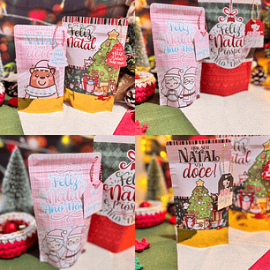 Arquivo Natal Saquinho ZipLock - Letterinhas