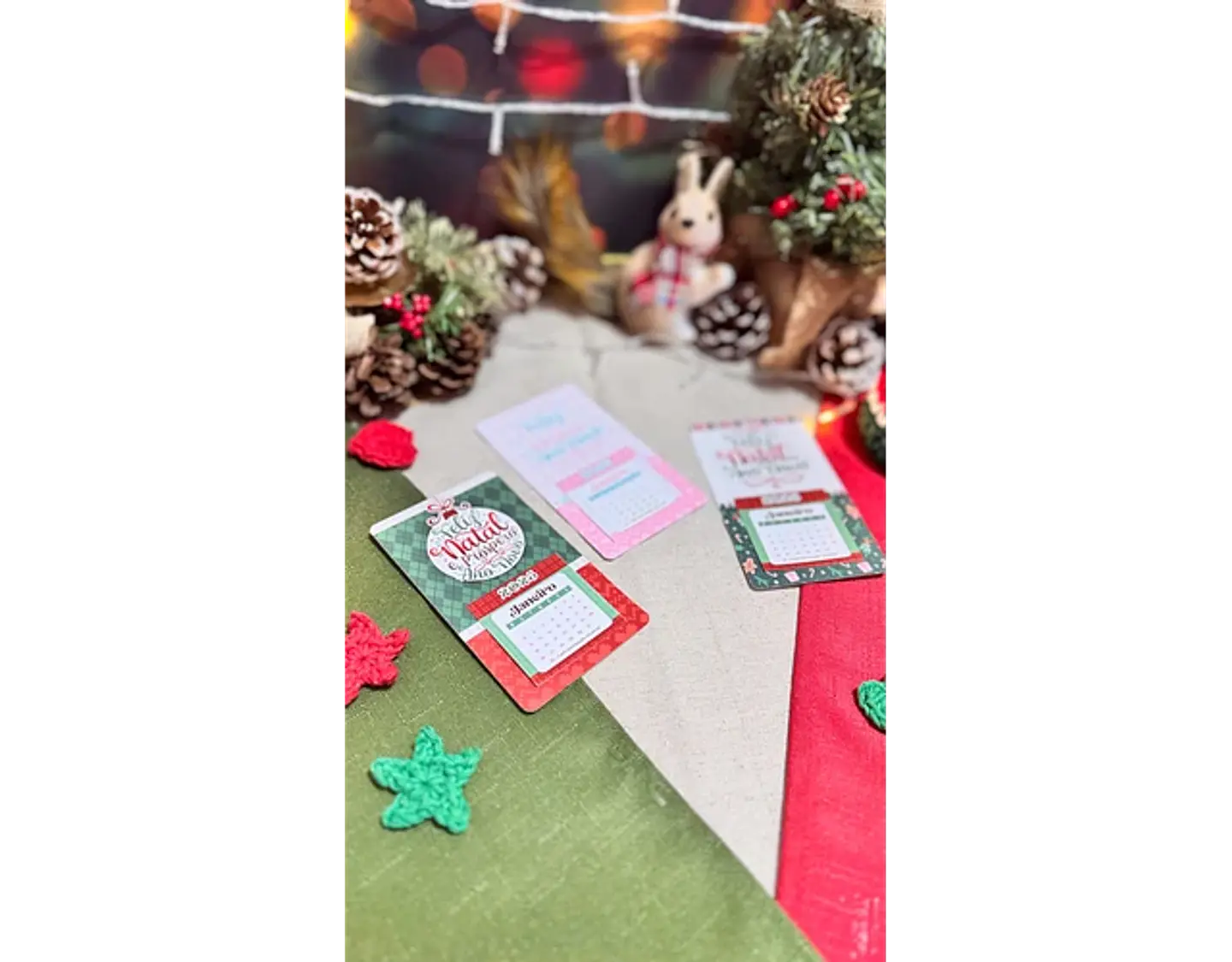 Arquivo Natal Mini Calendário Imã de Geladeira - Letterinhas 4