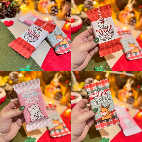 Arquivo Natal Embalagem pra Kit Kat - Letterinhas