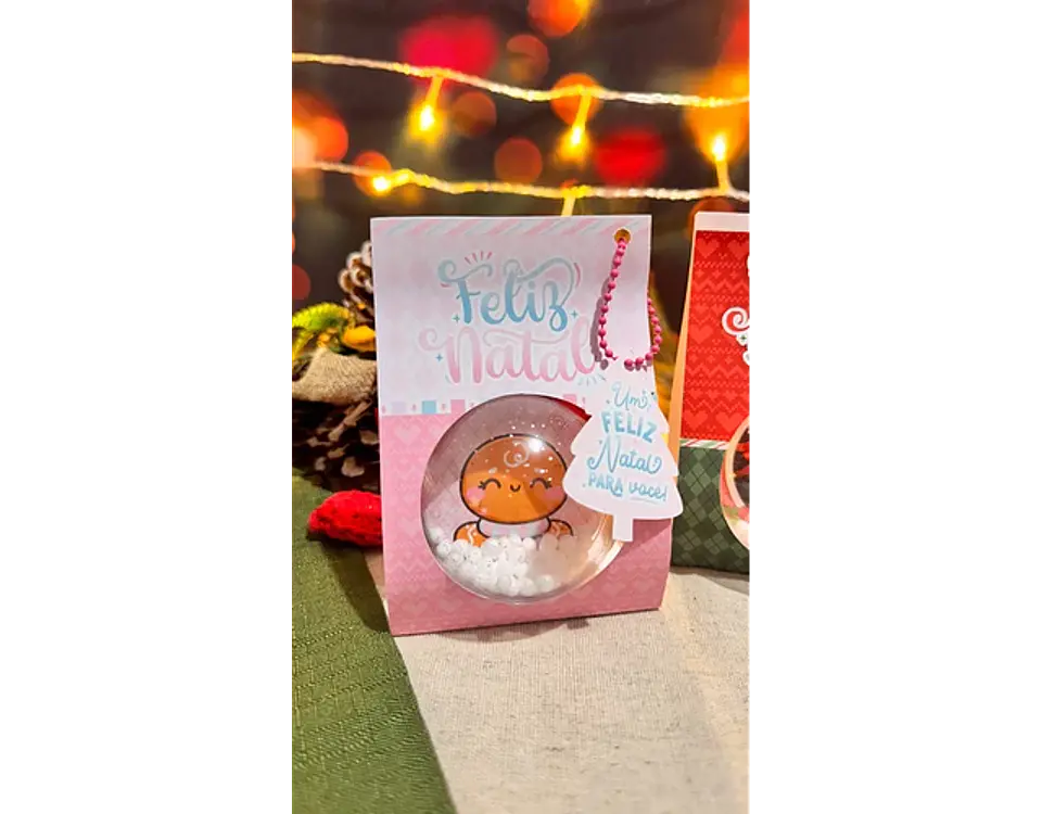 Arquivo Natal Porta Bolinha Acrílica - Letterinhas 2