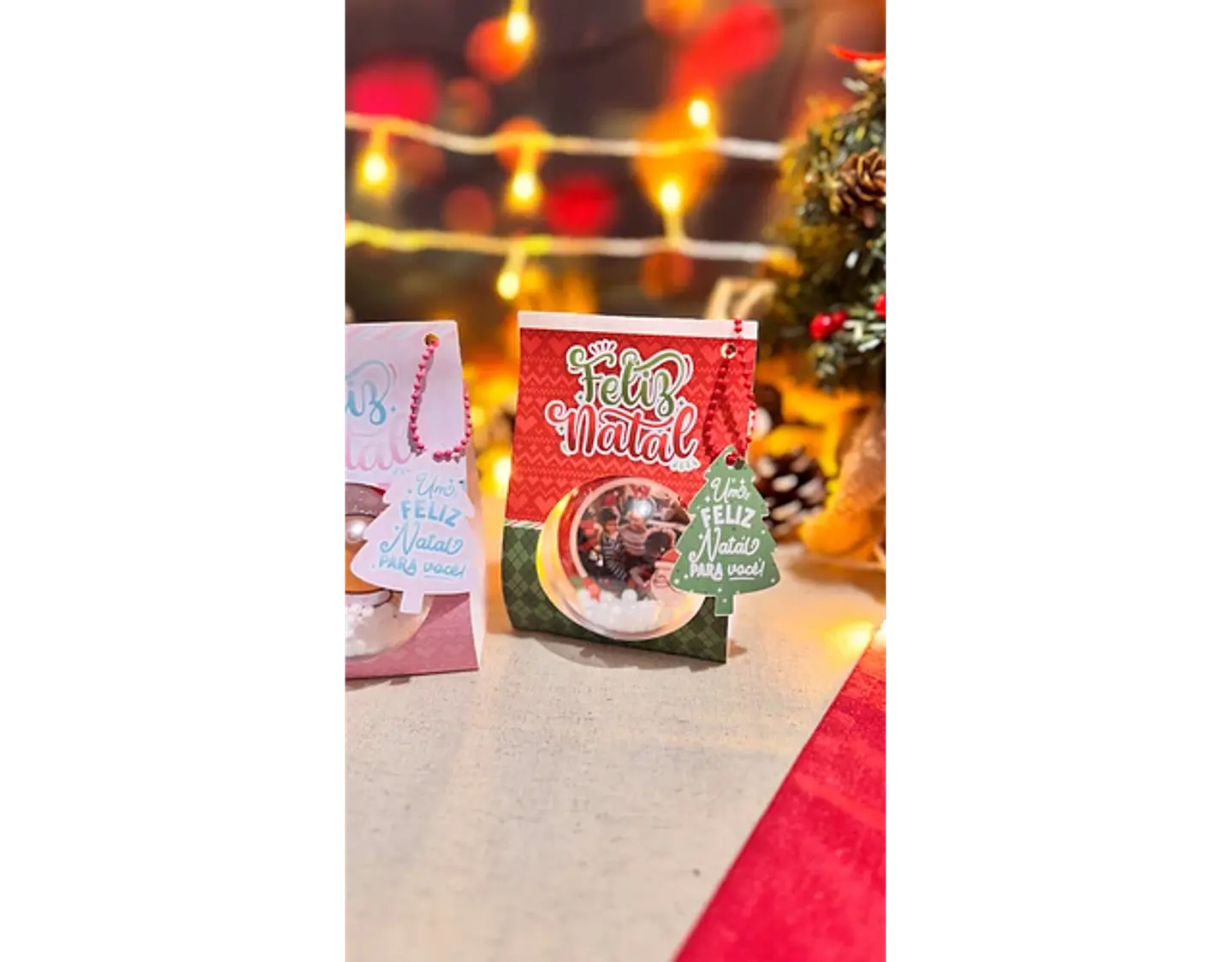 Arquivo Natal Porta Bolinha Acrílica - Letterinhas 3