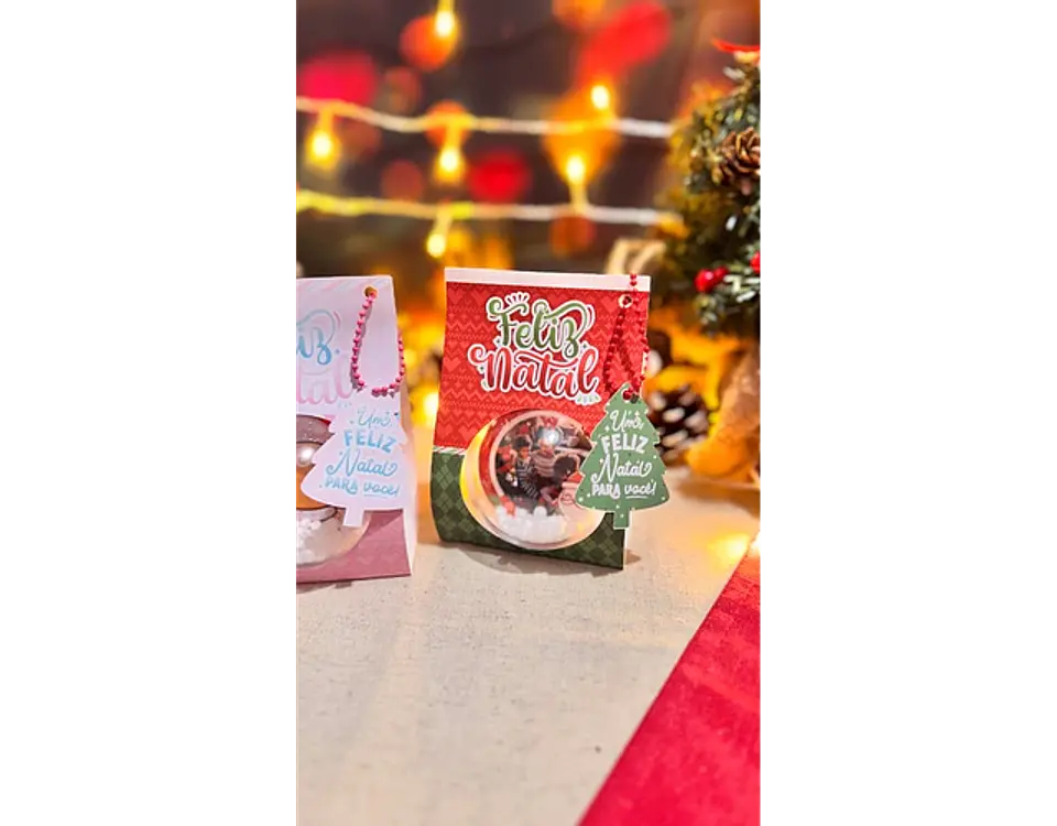 Arquivo Natal Porta Bolinha Acrílica - Letterinhas 3