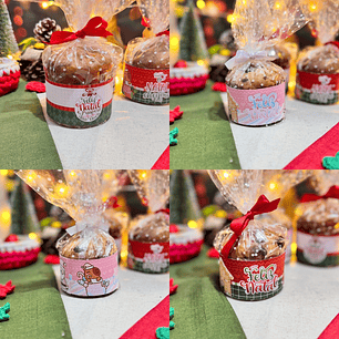 Arquivo Natal Cinta Panetone 80g e 40g - Letterinhas