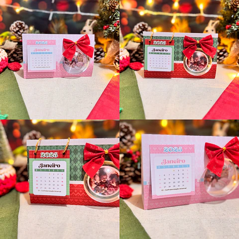 Arquivo Natal Calendário Bola Acrílica 2025 - Letterinhas