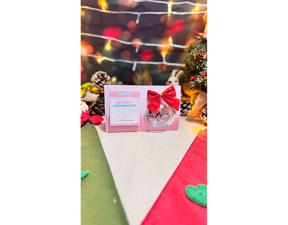 Arquivo Natal Calendário Bola Acrílica 2025 - Letterinhas 4
