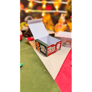 Arquivo Natal Caixa Quadrada Multiuso - Letterinhas