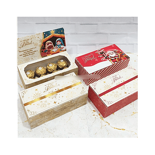 Arquivo Natal Caixa 8 doces - Kit Criações