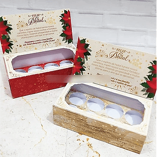 Arquivo Natal Caixa 8 doces - Kit Criações