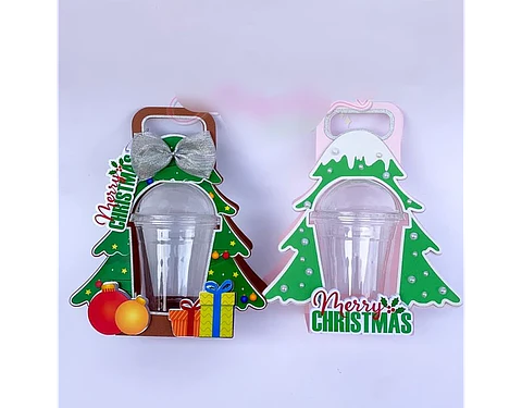 Arquivo Natal Suporte para Copo Bolha