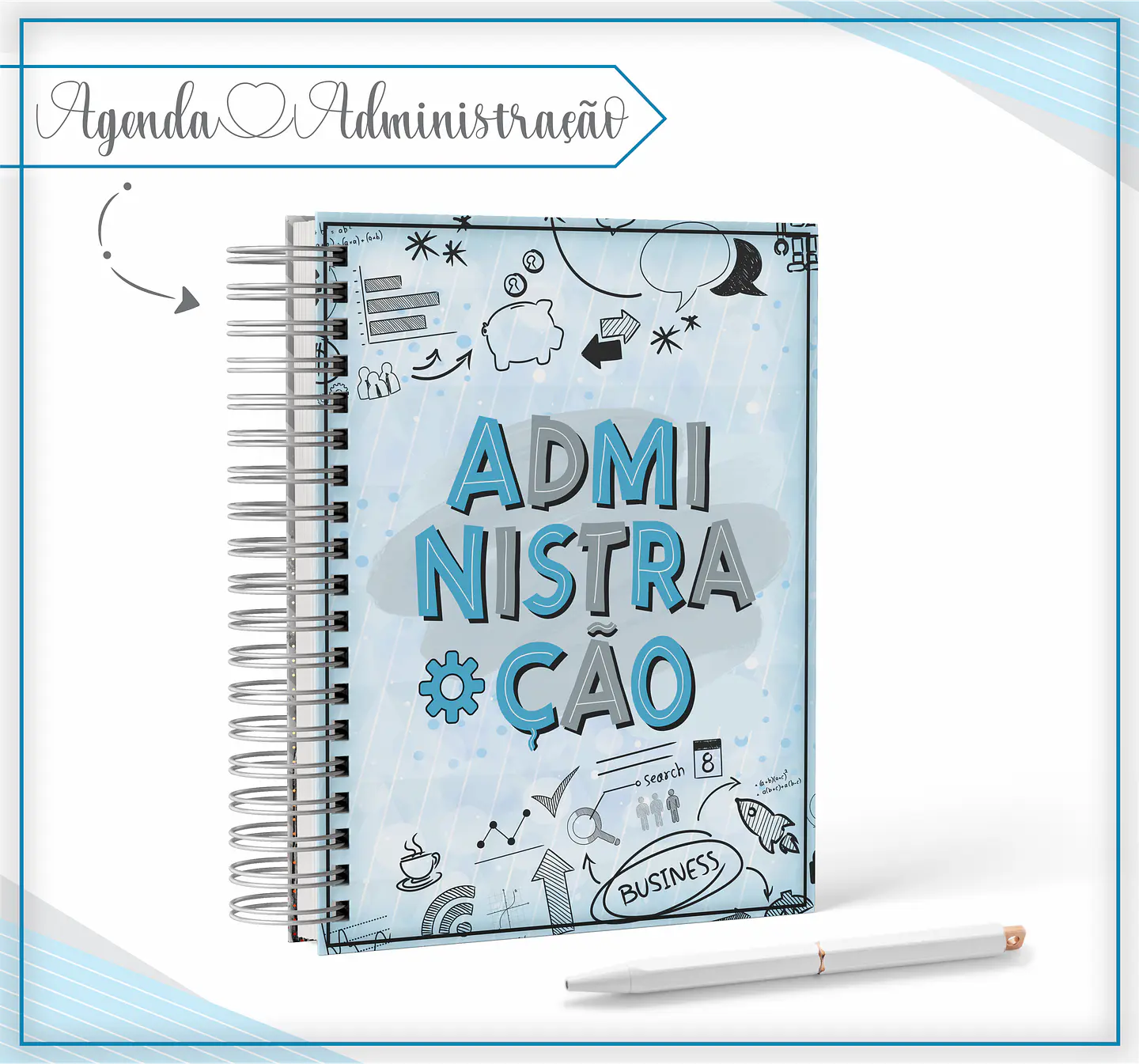 Arquivo Encadernação Agenda Adminstração  1