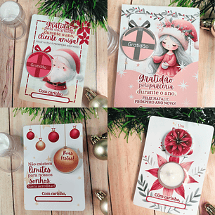 Arquivo Natal Card Potinho de Hidratante - Loopinha