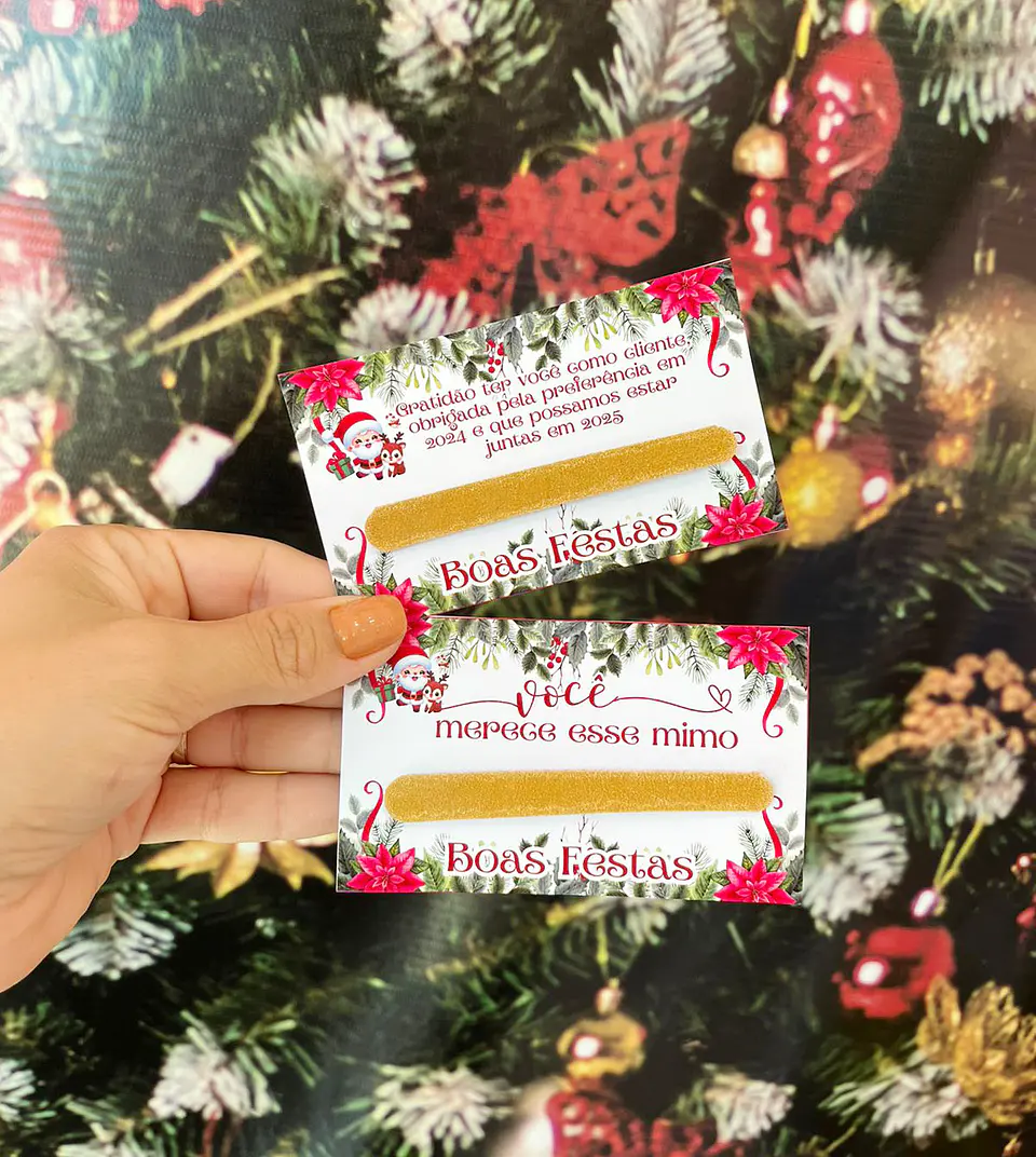 Arquivo Natal Card Lixinha ou Escovinha 1