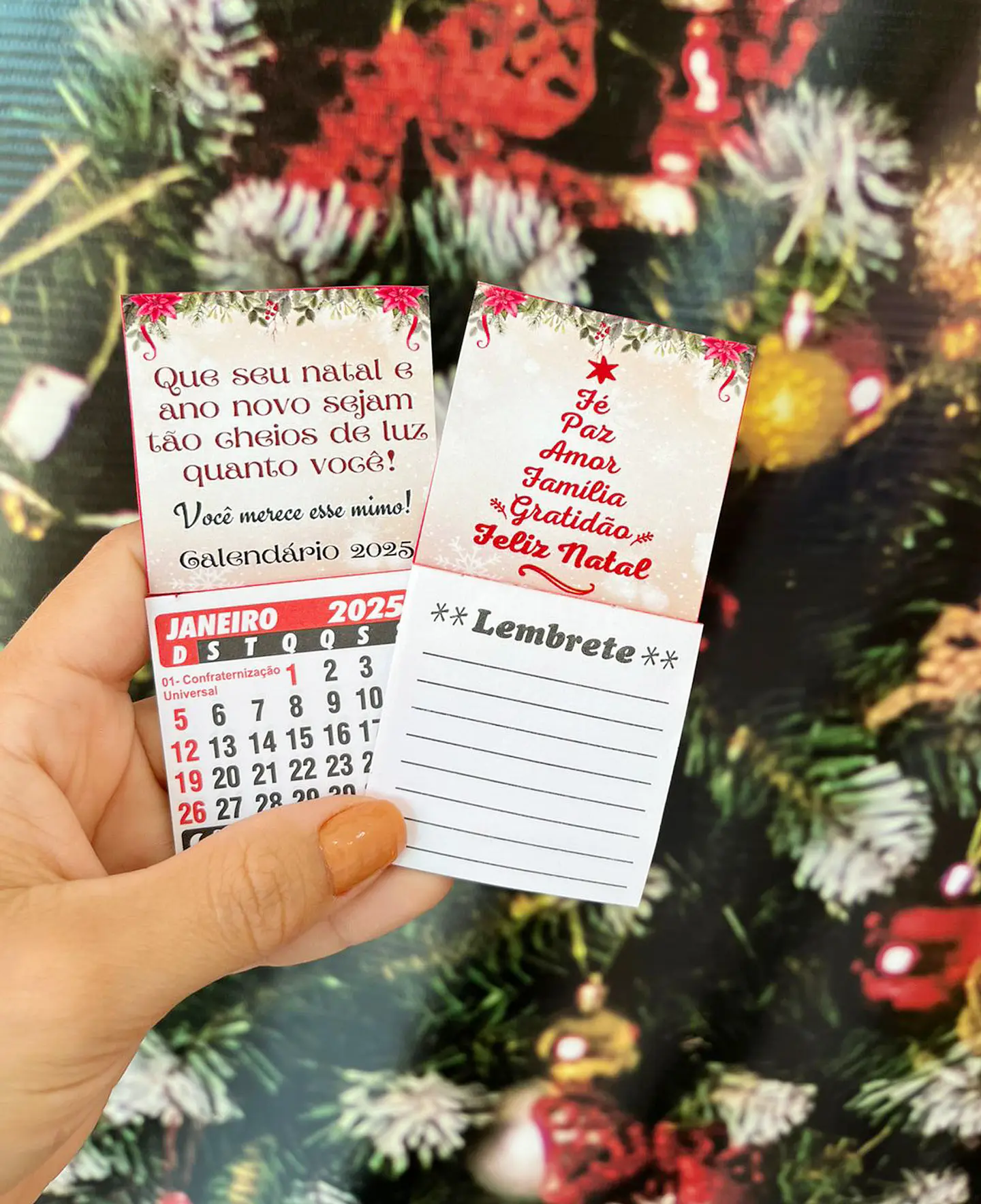 Arquivo Natal Card Mini Calendários 1