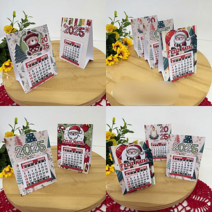 Arquivo Mini Calendario de Mesa Natal 2025 - A sua maneira festa