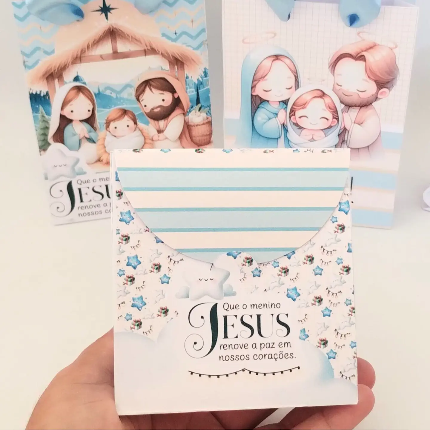 Arquivo Natal Cristão Azul Kit Mimos - Abelhinha 15