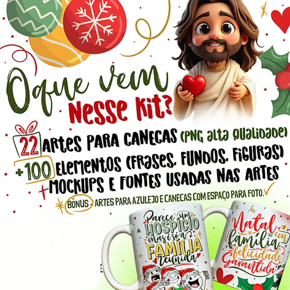Arquivo Canecas Natal Combo - ABACAXI SUBLIMATICO 2