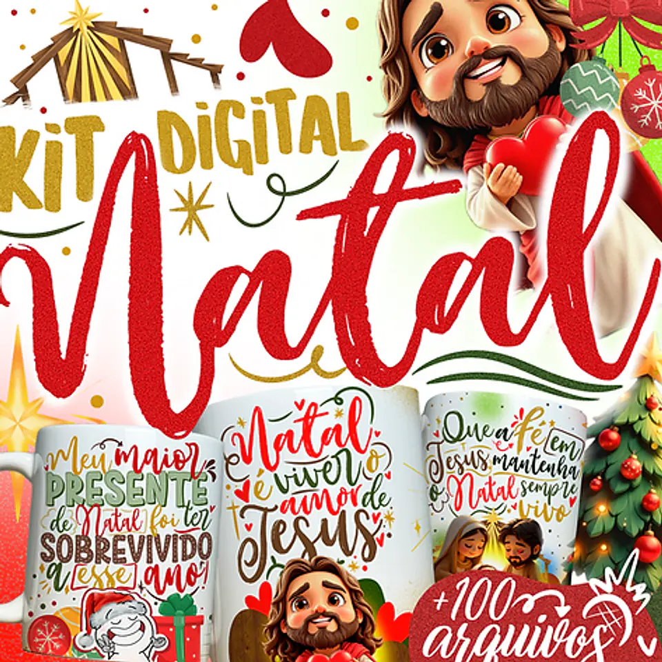 Arquivo Canecas Natal Combo - ABACAXI SUBLIMATICO 1