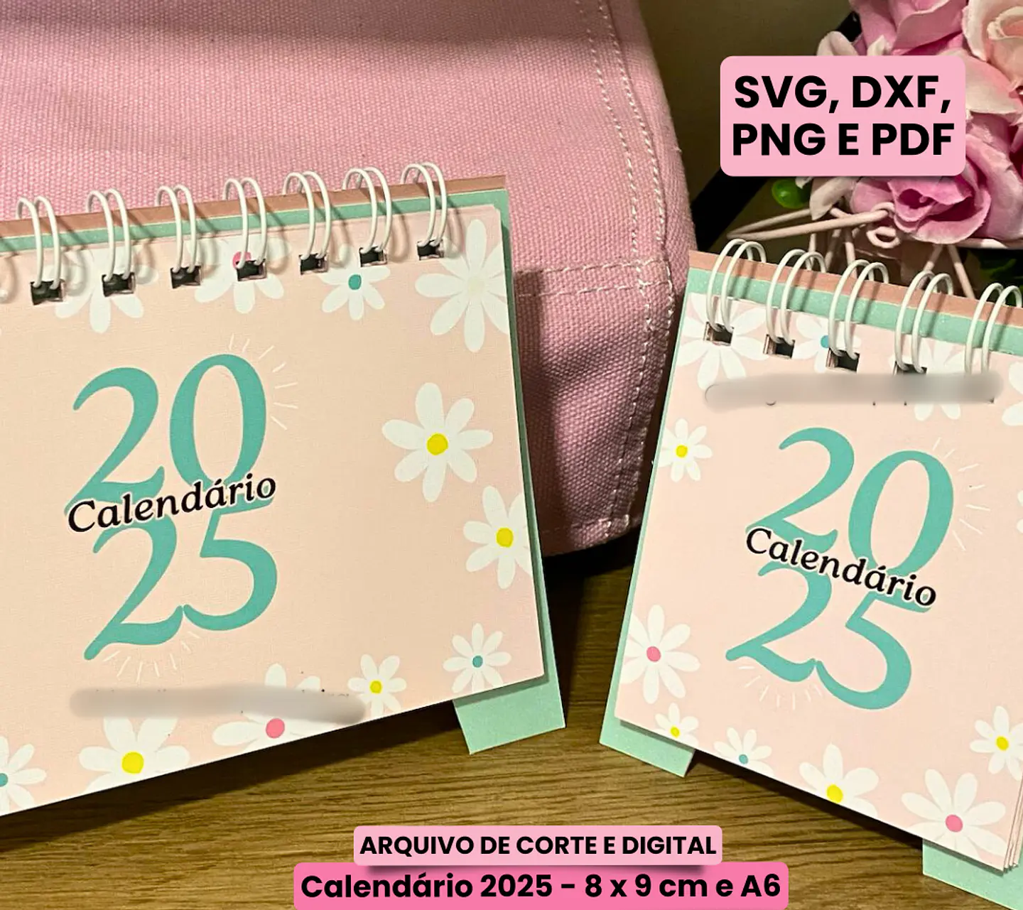 Arquivo Calendário 2025 A6 e 8x9 - Dicas de Papeleira 2