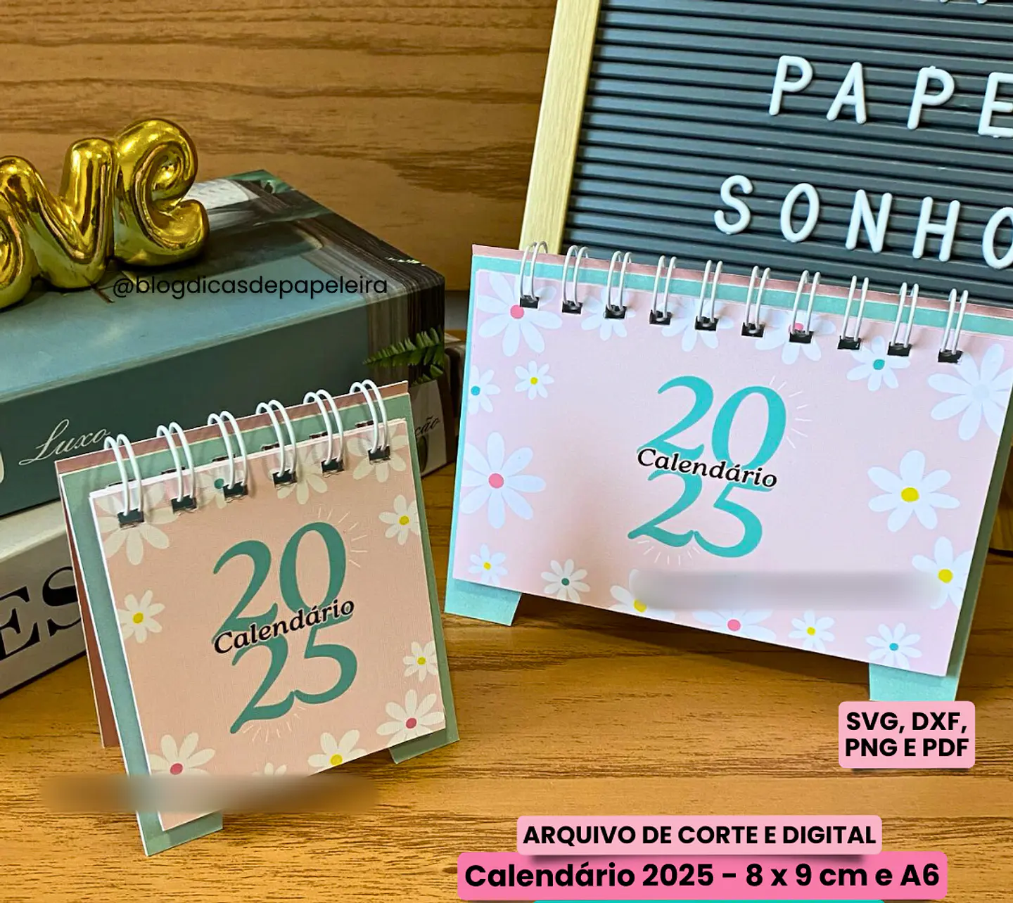 Arquivo Calendário 2025 A6 e 8x9 - Dicas de Papeleira 3