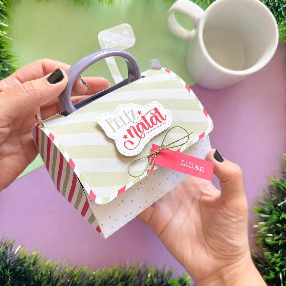 Arquivo Natal Caixa Porta Caneca - tudo pra papelaria 5