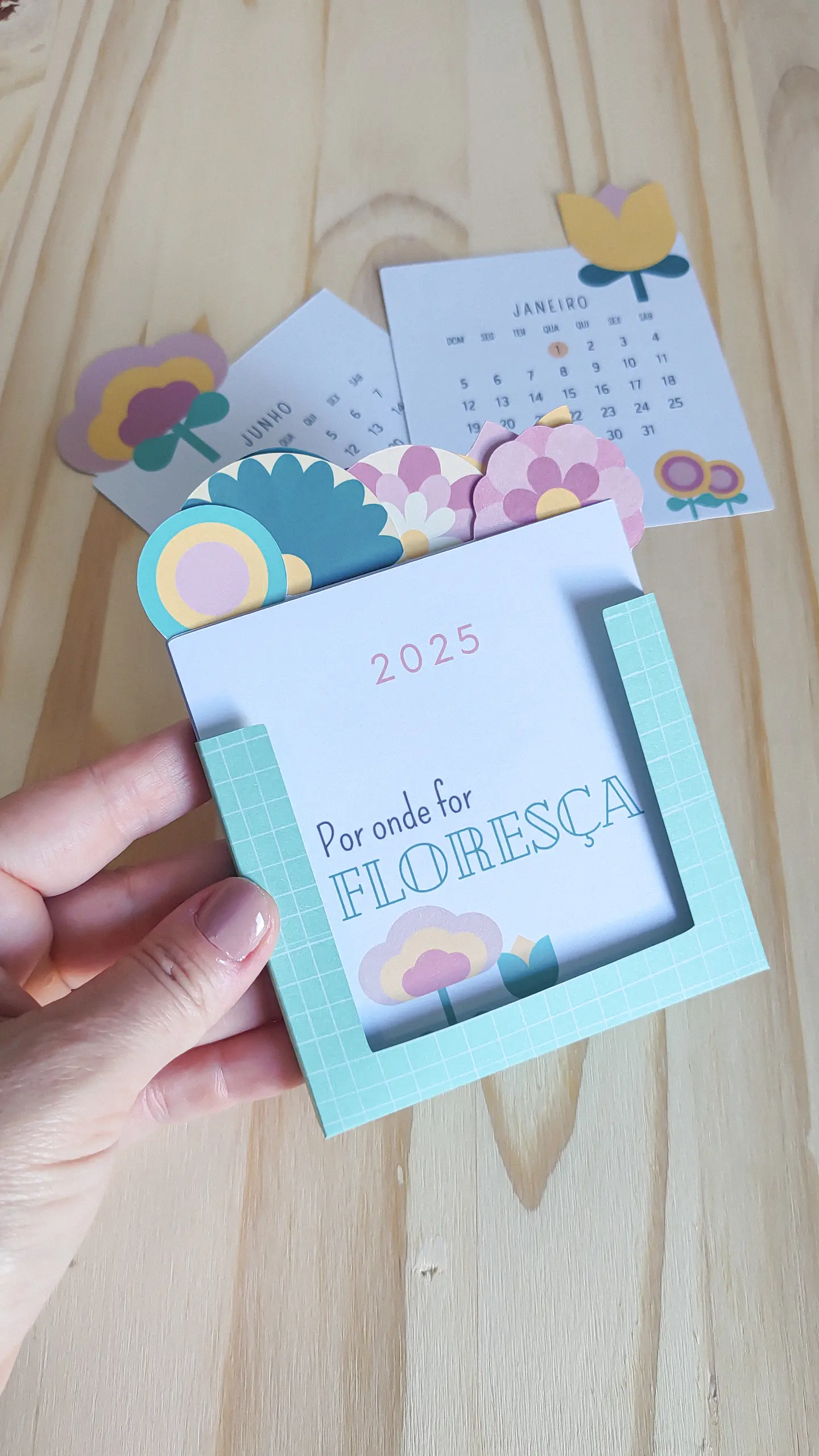 Arquivo Calendário 2025 Floresça - Tudo pra papelaria 2
