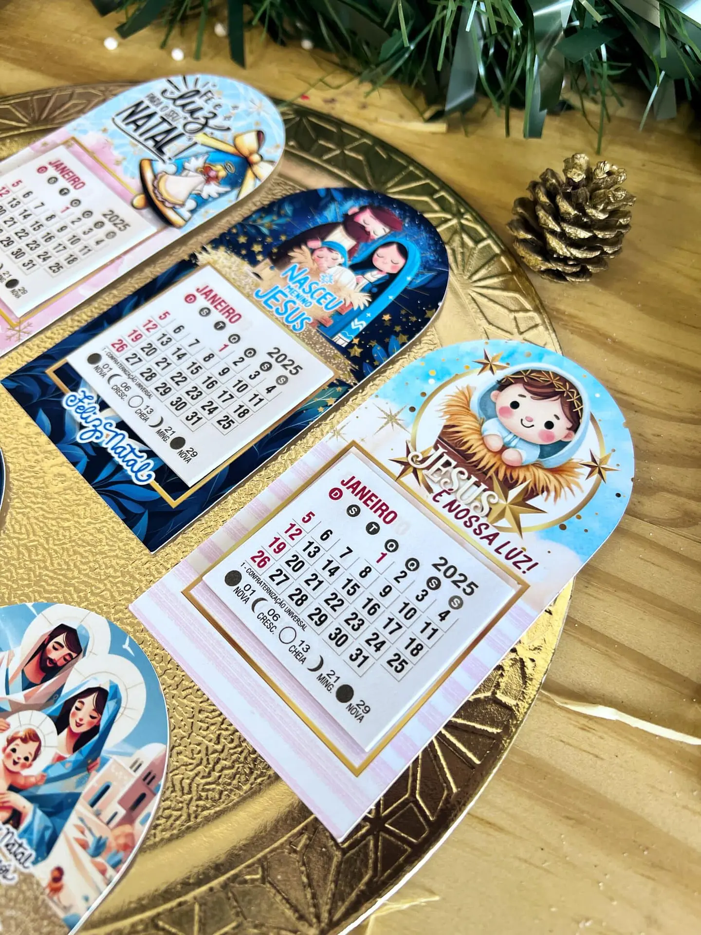 Kit Digital Natal Cristão Menino Jesus - Pandoca 24
