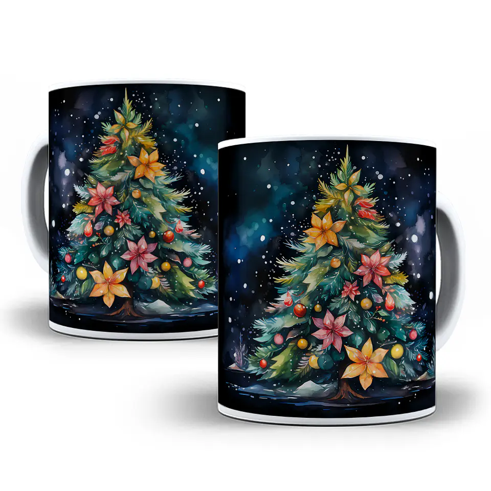 Arquivo Canecas Natal 130 Artes Combo 17