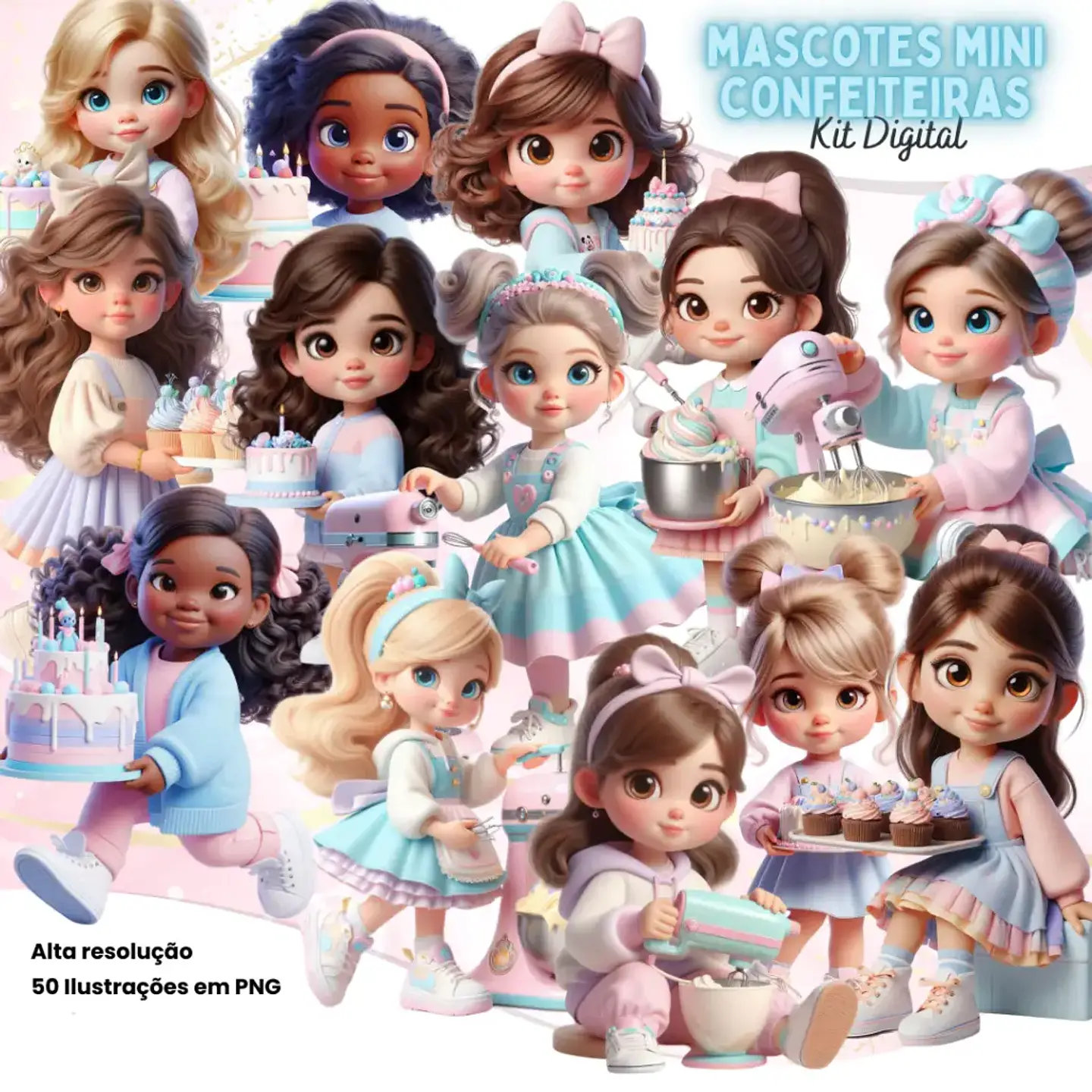 Kit Digital Mini Confeiterias Mascores - Eternize 1