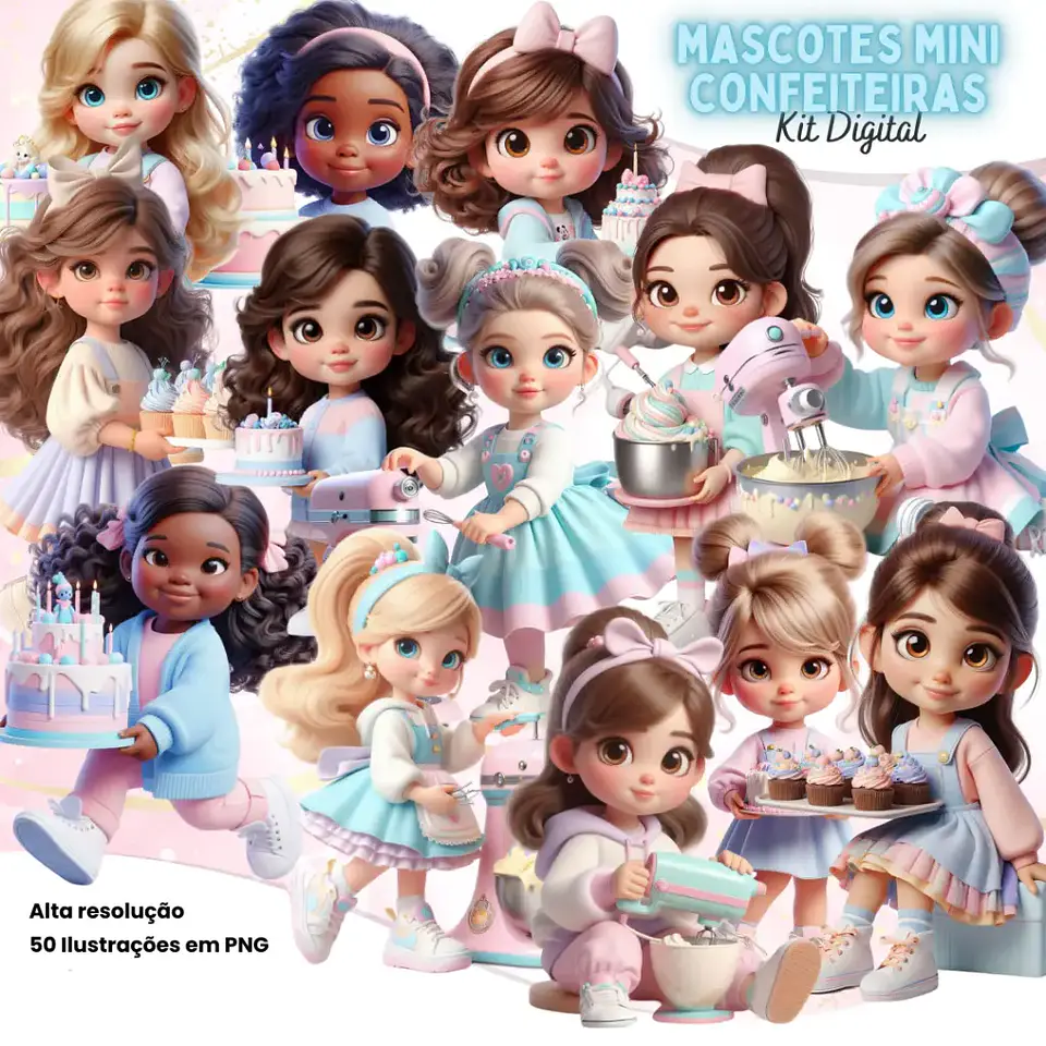 Kit Digital Mini Confeiterias Mascores - Eternize 1