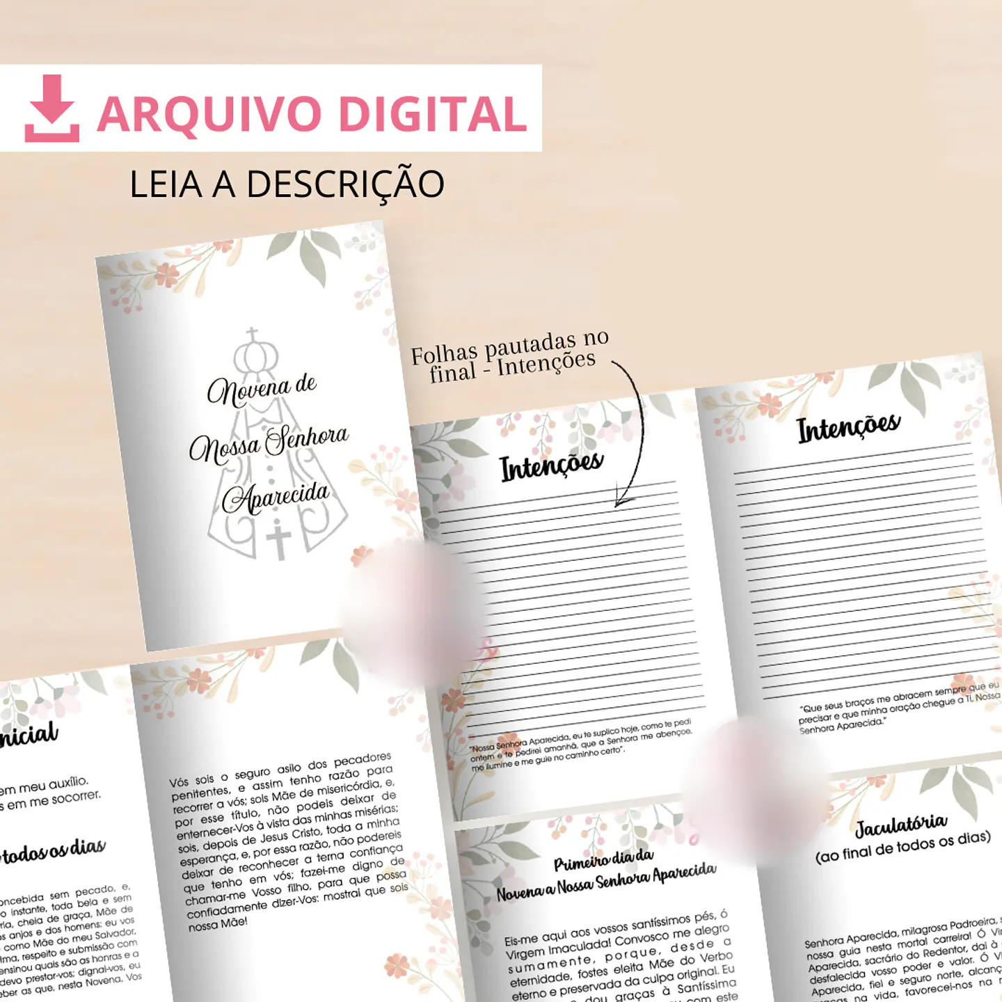 Arquivo Livro de Novena de Nossa Senhora Aparecida - PITAKOS 1