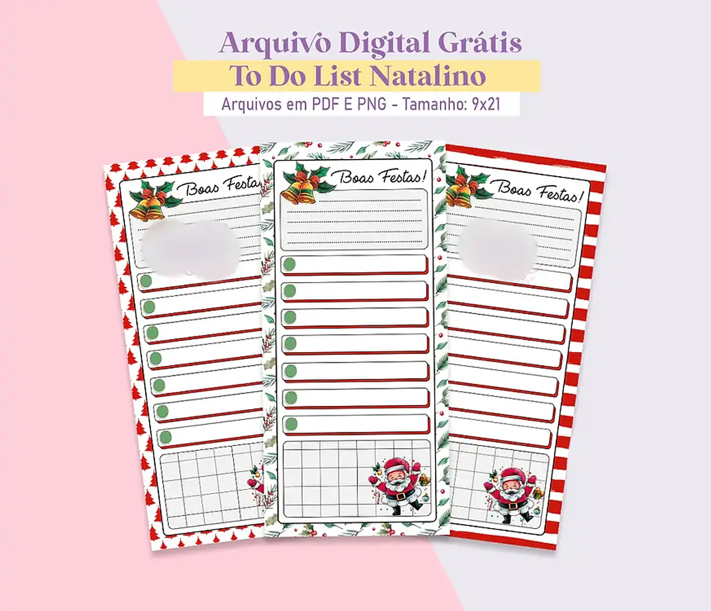 Arquivo Natal To do List Natalino FREEBIE - Studio Rafa 1