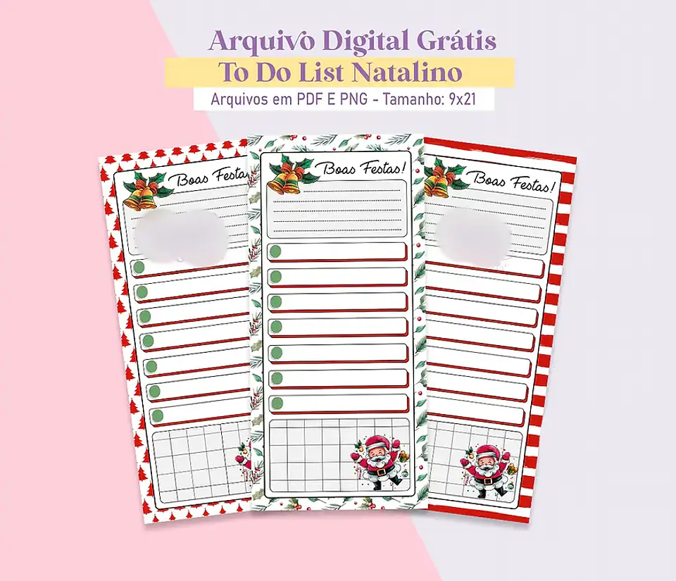 Arquivo Natal To do List Natalino FREEBIE - Studio Rafa 1