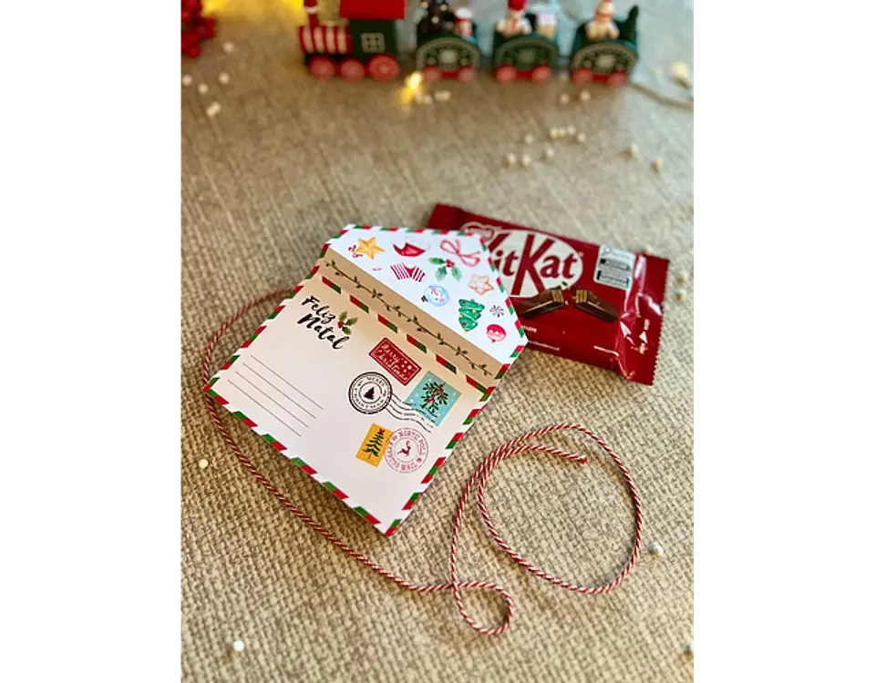Arquivo Natal Envelope para Kit Kat - Ana Flor 2