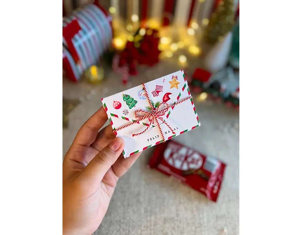 Arquivo Natal Envelope para Kit Kat - Ana Flor 3