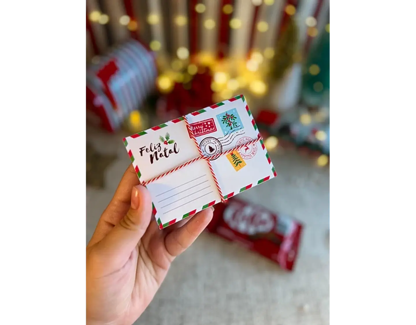 Arquivo Natal Envelope para Kit Kat - Ana Flor 4