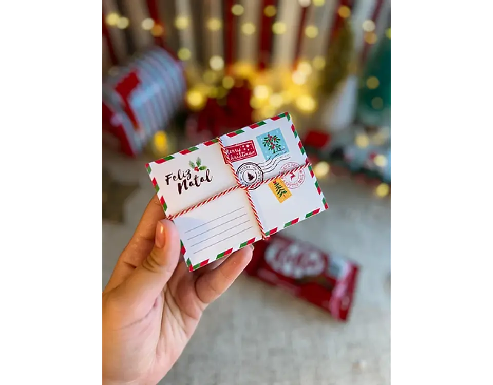 Arquivo Natal Envelope para Kit Kat - Ana Flor 4