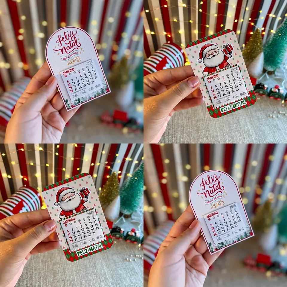 Arquivo Natal Cards Mini Calendários - Ana Flor 1